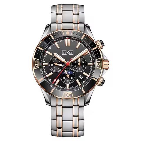 BEXEI 9213 Diving Watch Captain Cook Automatic Movement Mechanical Watch for Men Calendar Week Month
