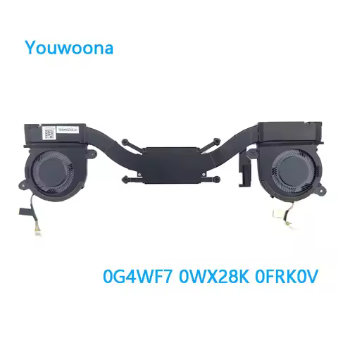 NEW Original LAPTOP CPU GPU Cooling Fan With Heatsink For Dell XPS13 9310 9300 0G4WF7 0WX28K FRK0V