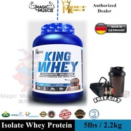 Muscle Kingdom King Hydro Whey Isolate Protein 5lbs/ 2.2kg (71 serving) with Free gift