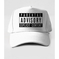 Baseball Cap Paretal Advisory Explicit content Label