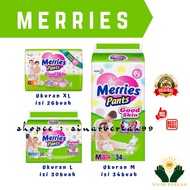 Merries Pants Good Skin Pampers M34 L30 XL26