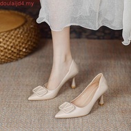 French Retro Pointy Stilettos OL Formal Shoes Fashion Women Single Shoes