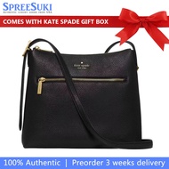 Kate Spade Handbag In Box 454 Large Swingpack Buckle Crossbody Black KM715