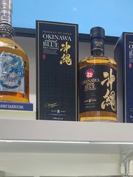 包酒類配送速遞 威士忌國際大賽獎 沖繩 whisky  久米仙酒造 Okinawa Blue Subtropical Blend 調和威士忌 (有盒) 750ml