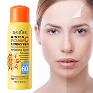 Spf60 Sunblock Spray Waterproof Sunscreen For Face And Body Broad Spectrum Oil Free Ultra Spf60 Spray On Sunscreen For Banana