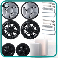 APPEAR Replace Wheels, Replacement PU Suitcase Wheels, Durable Suitcase Parts Axles with Screw Travel Luggage Wheels Luggage Accessories