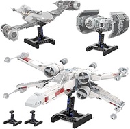 Display Stand for Lego X-Wing 75301 (2 Pack) , Upgraded Display for Lego N-1 Fighter 75325, Stand fo