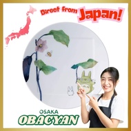 Noritake medium plate, eggplant design, diameter: approximately 15.5 cm, height: approximately 2 cm,