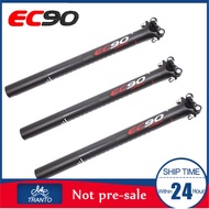 EC90 Seatpost Carbon MTB Seatpost Bike Bicycle Seat Tube 27.2 30.8 31.6 350 400mm Mountain Bike Acce