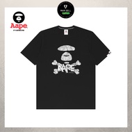 🔥READY STOCK🔥 Japan BAPE💯 Clothing Original Men's T-shirt  | BAPE 💯Baju Lelaki ORI Fesyen | Hitam/GREY | XL-2XL