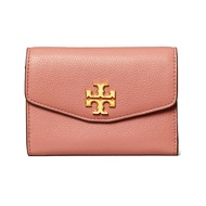 TORY BURCH - 雙TLOGO皮革信封短夾-粉