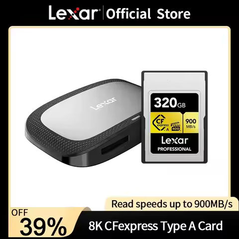 Lexar CFexpress Type A 80GB/160GB/320GB Memory Card 900MB/s Support for Sony Alpha 1/7S 3/A7M 4/FX3/