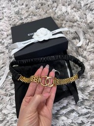 Chanel  belt橡筋皮帶