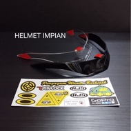 NJS KAIROZ HELMET SPOILER + STICKER
