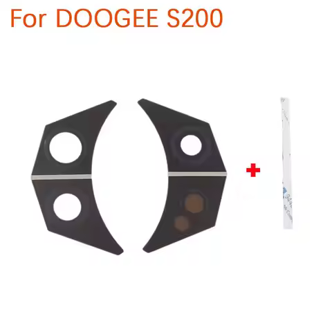 New Original DOOGEE S200 Rear Camera Lens Cell Phone Left Right Back Camera Lens Glass Cover For DOO