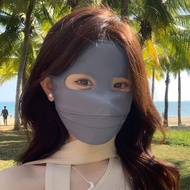 Full Face Anti-UV Mask, Breathable Full Face Sunscreen Fabric Mask