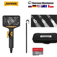 AUTOOL Automotive Industrial Endoscope with 6pcs Lights Endoscope Inspection Camera Lens for 32GB IM
