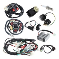 Full Electrics Wiring Harness Loom CDI Coil For GY6 150CC ATV Quad Buggy Go -Qw