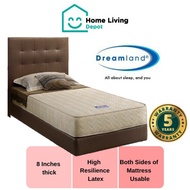 DREAMLAND 8' CABANA Latex Feel Foam Mattress Super Single Queen King Size Tilam Bujang Double