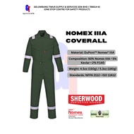 Sherwood Nomex IIIA Coverall -  2” Reflective Tape - Inherently Fire Resistance (FR)
