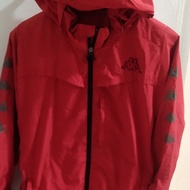 Jaket outdoor Kappa merah ori