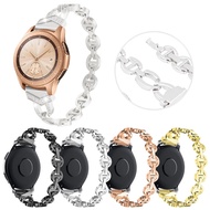 20mm Women Diamond Bracelet for Samsung Galaxy Watch 3 41mm 42mm/Active 2 Band for Garmin Vivomove HR/Vivoactive 3/Venu/SQ Strap