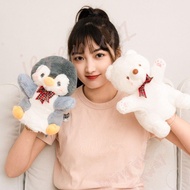JEREMY1 Red Panda Hand Puppet, Plush Stuffed Plushie Animal Hand Puppet, Fun Kawaii Finger Puppet Panda Polar Bear Plush Doll Kindergarten