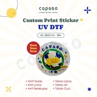 Custom UV DTF Print DTF UV Sticker/ Embossed UV Sticker/ Waterproof Sticker/