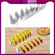 [Colaxi1ddMY] Taco Holder, Stainless Steel Taco Trays Taco Stand ,Taco Stand - Taco Plates -