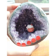 Natural amethyst geode