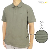 camel active Mens Basic Clay Premium Cotton Polo Shirt