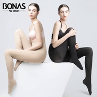 Bonas Ladies Silk Long Stocking Legging Full 宝娜斯丝袜女秋冬光腿神器连裤袜薄款袜子女裸感天鹅绒外穿打底裤