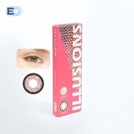 EO Flexwear Illusions Sandalwood | Brown Contact Lens with Solution Set (12months) (-0.00 to -4.75)