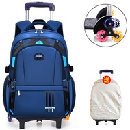 Multifunctional School Bag Large Capacity 6 Wheels