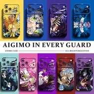 Demon Slayer Infinity Castle Akaza Cartoon Anime Silicone Shockproof Phone Case for Apple iPhone 17 