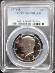 USA 美國 甘迺迪總統 50 cents - 1978 (PCGS PR-69) 精鑄錢幣