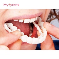 gigi palsu sarung original gigi palsu tooth cover gigi kosmetik snapon smile 1 Pcs Smile Denture Fit Flex Cosmetic Teeth Comfortable Veneer Cover