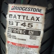 BAN LUAR BRIDGESTONE BATTLAX BT 45 UKURAN 130 70-17 BATTLAX TUBELESS