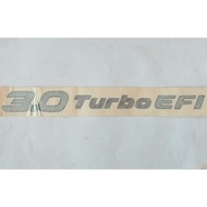 New Work Car Sticker 3.0 Turbo EFI (75479-Yzb014) Genuine 1 Center TOYOTA