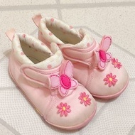my nuno女童蝴蝶造型粉紅色學步鞋13號@s1