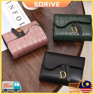 Korean Short Zip Purse Wallet Dompet Perempuan Murah Coin Beg Duit Wanita Kecil Branded Purse Remaja