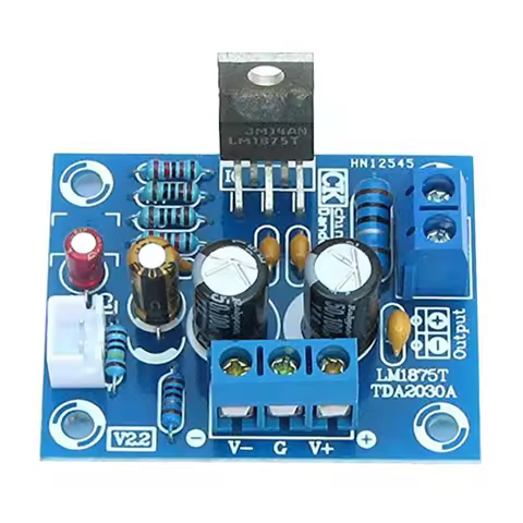 20W HIFI Mono Channel LM1875T Stereo Audio Amplifier Board Module DIY Kit