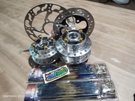 HONDA TRINITY XRM 125 hub disc and rios ( freebolts)