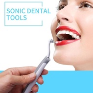 เครื่องขูดหินปูนไฟฟ้า อุปกรณ์ทำฟัน อุปกรณ์ทำความสะอาดฟัน ฟันกำจัด แคลคูลัส ฟอกฟันขาวเครื่องมือดูแล Sonic Gentle Dental Scaler Teeth Whitening Cleaning Tool LED Light Ultrasonic Dental Tooth Scalers Calculus Remover