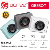 OBSBOT MEET 2 AI-POWERED 4K WEBCAM WITH AI AUTO FRAMING, FAST AUTO FOCUS AND BUILT-IN DUAL OMNIDIREC