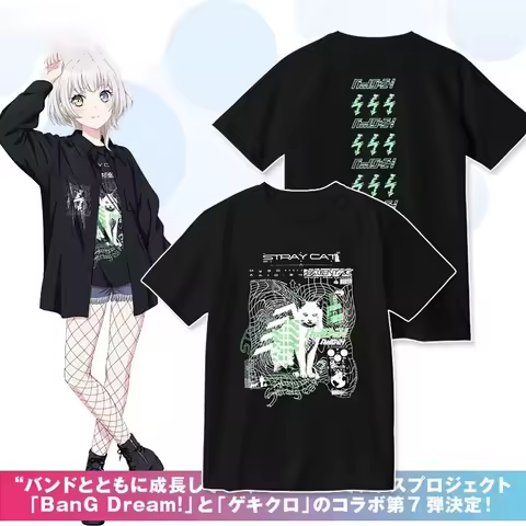 Girl Band BanG Dream! It's MyGO Unisex T-shirts 3D Print Kids Cartoon Anime Tees Men/Women Short Sle