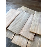 Teak Wood Sheet Width 4-6 Inches Length 40 Cm. Thickness1.3cm Roll Up 2 Sides Ready To Use.