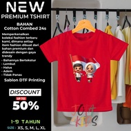 Children's T-shirts with 17 August 2025 3D/ Motifs Unisex Children's Clothes / distro Children's top