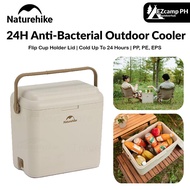 Naturehike 24H Anti-Bacterial Outdoor Cooler Box 9L 13L 24L 33L Cold up to 24H EPS Insulation Food