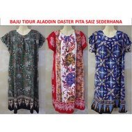 [M/L] Baju Tidur Batik Aladdin Daster Pita Women Maxi Night Dress